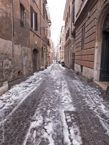 Rom im Schnee, was für eine Seltenheit. Hier einige Impressionen © Edda Dupree
