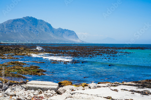 sea view at betty bay coastline,south africa photo