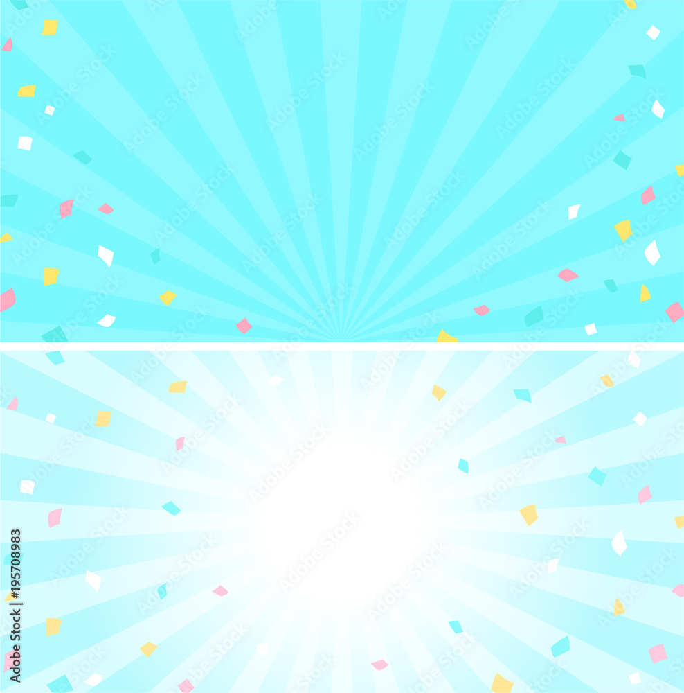 紙吹雪のバナー素材 Stock Vector Adobe Stock