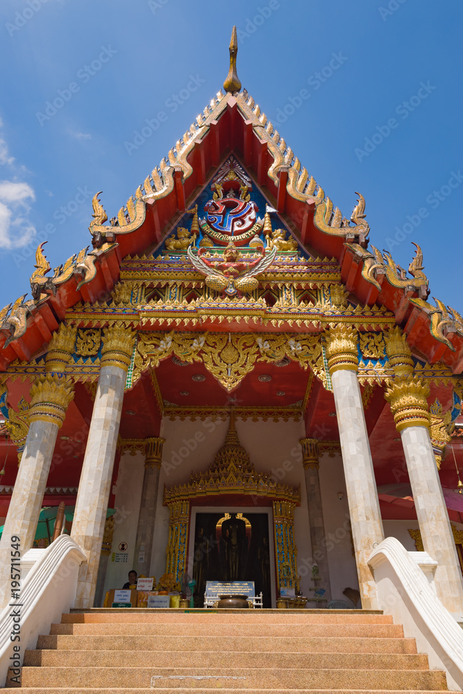 Thailand, Phuket, 2017 -  Wat Bang Riang temple, Phang