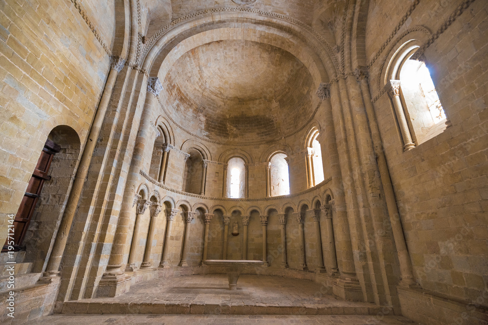 Interior of Loarre Castle in Aragon, Spain. Interior of Loarre Castle in Aragon, Spain.