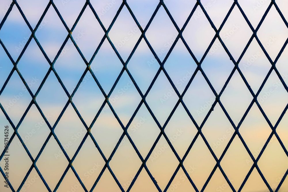 Fototapeta premium Wire fence