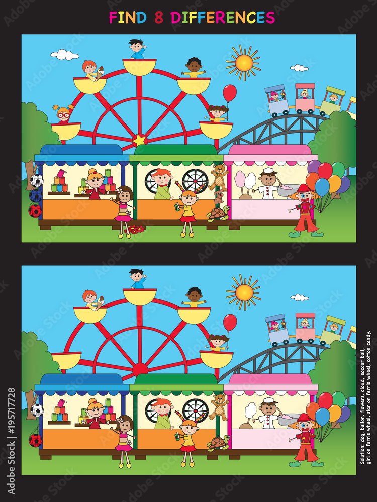 Fototapeta game for children