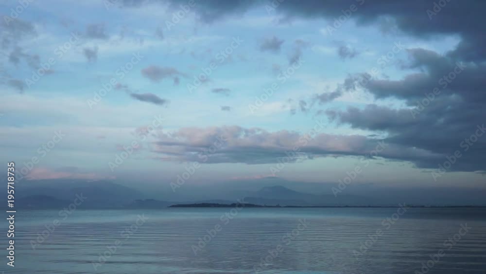 view on the Lake Garda in winter view on the Lake Garda in winter