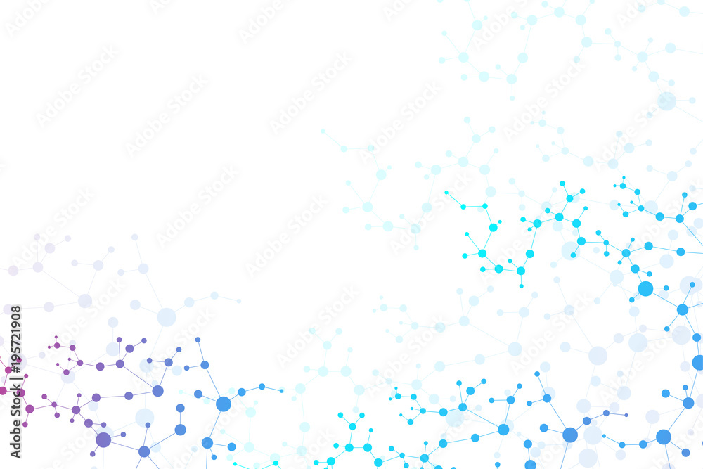 Structure molecule and communication. Dna, atom, neurons. Scientific concept for your design. Connected lines with dots. Medical, technology, chemistry, science background. illustration. Structure molecule and communication. Dna, atom, neurons. Scientific concept for your design. Connected lines with dots. Medical, technology, chemistry, science background. illustration.
