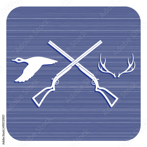 Hunting club logo icon