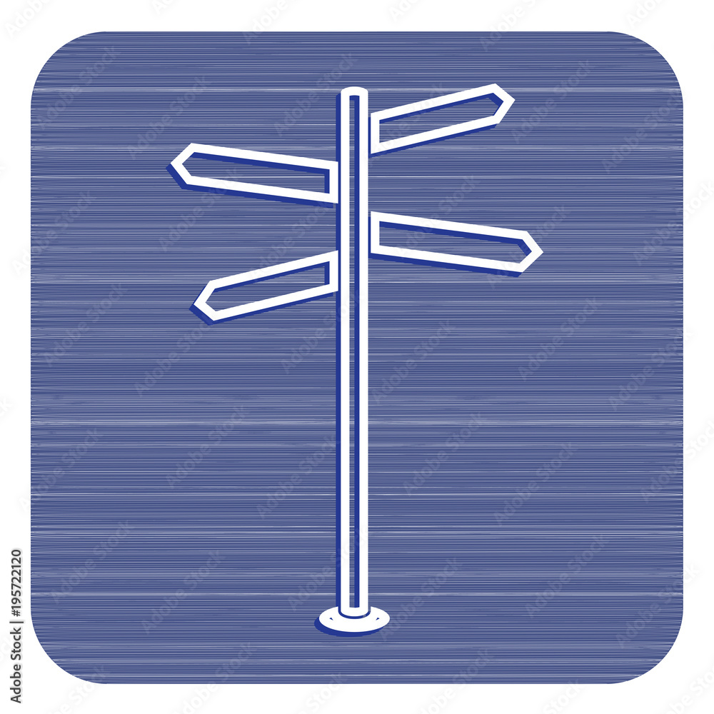 Obraz premium Road Sign icon