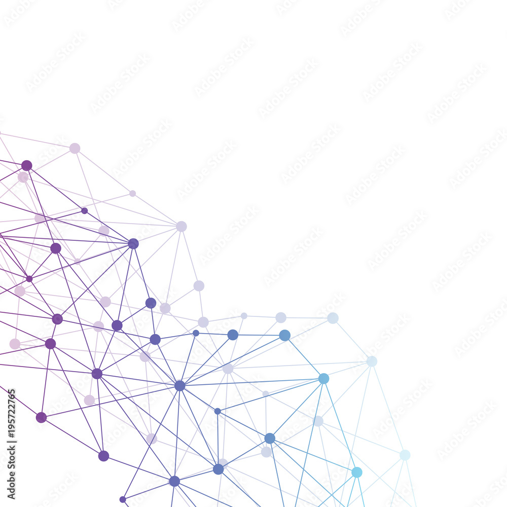 Geometric abstract background with connected line and dots. Structure molecule and communication. Scientific concept for your design. Medical, technology, science background. illustration. Geometric abstract background with connected line and dots. Structure molecule and communication. Scientific concept for your design. Medical, technology, science background. illustration.