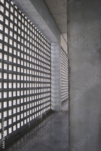 Walls made of block brick can be breathable. And bring light into the building.