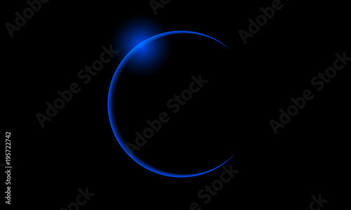 blue solar eclipse