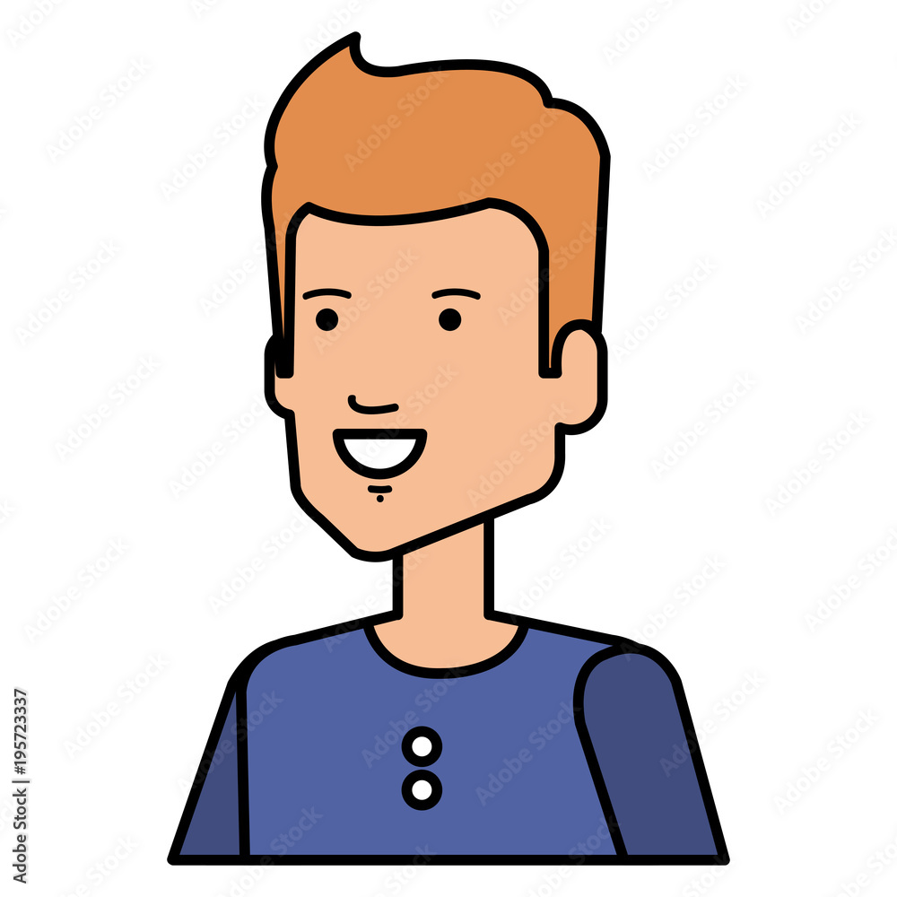 young man avatar character vector illustration design young man avatar character vector illustration design