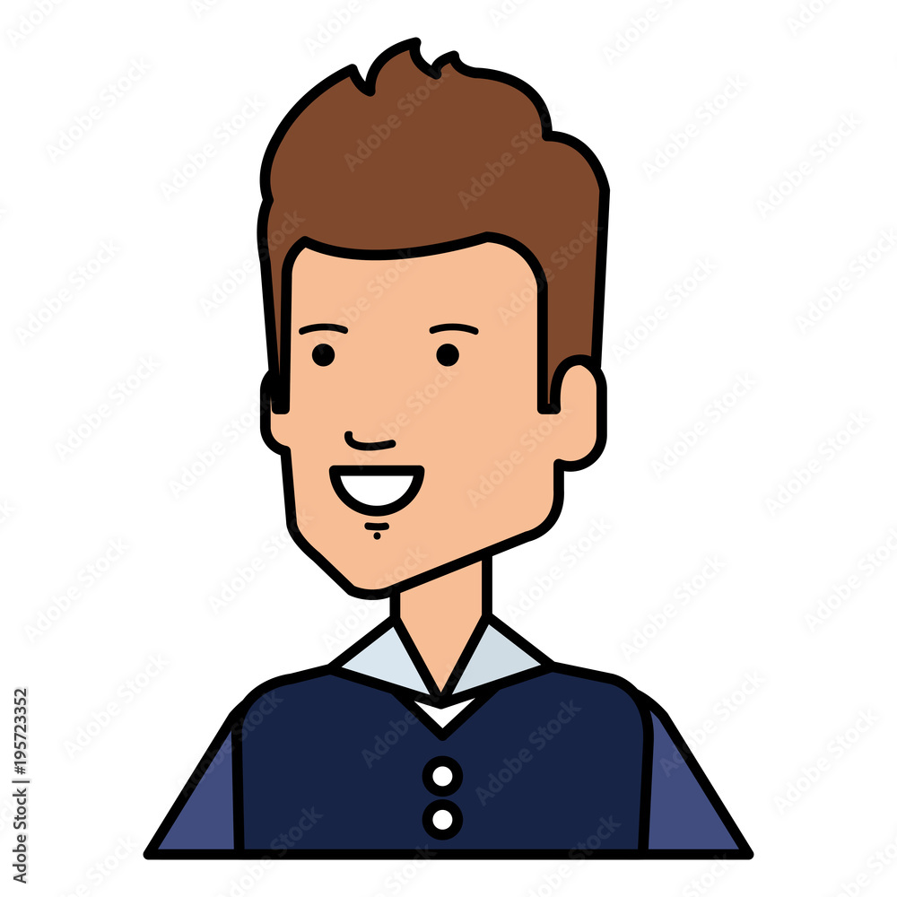 young man avatar character vector illustration design young man avatar character vector illustration design