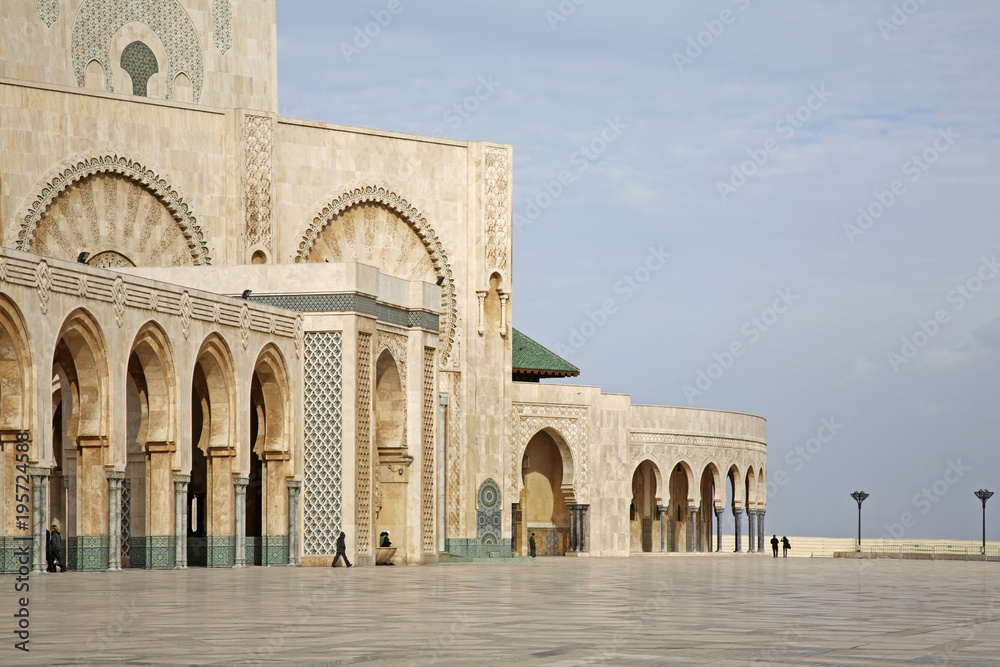 Hassan II Mosque in Casablanca. Morocco
