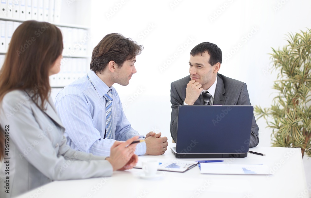business team discusses work plan business team discusses work plan