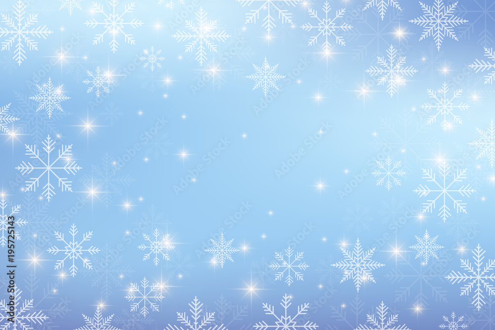 Christmas and Happy New Years background with snowflakes, illustration. Christmas and Happy New Years background with snowflakes, illustration.