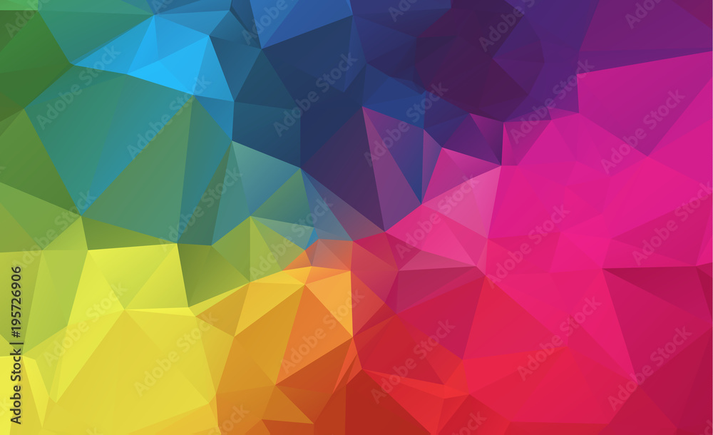 Abstract Geometric backgrounds full Color - obrazy, fototapety, plakaty 