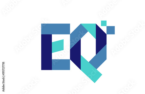 Free Download EQ Digital Ribbon Letter Logo  - GFXLoad
