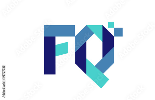 Free Download FQ Digital Ribbon Letter Logo  - GFXLoad