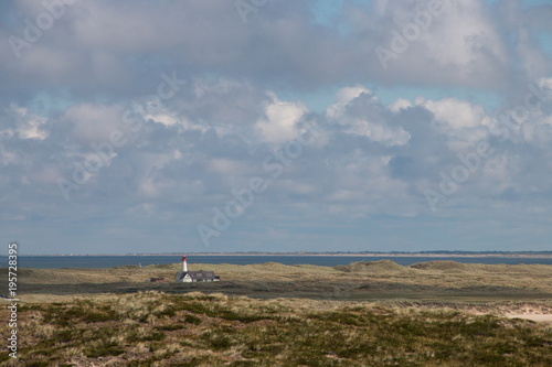 Sylt Ellenbogen Landschaft mit Leuchtturm List-West