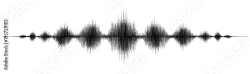 earthquake wave diagram . Seismogram of different seismic activity record vector illustration