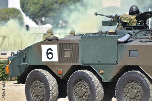 陸上自衛隊の車両（96式装輪装甲車）