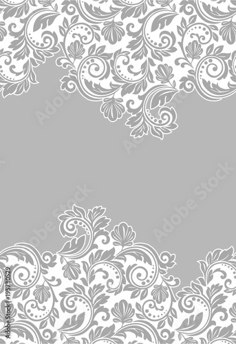 Abstract floral pattern. Vector seamless background. Perfect for invitations or announcements.