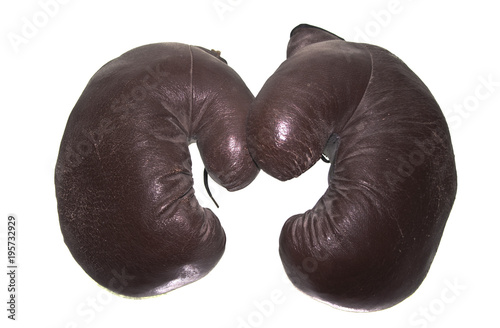 boxing gloves isolated on white background