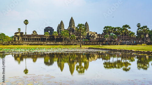 Angkor Wat, Old Temple in Cambodia on Jan 2018 © Bunchob
