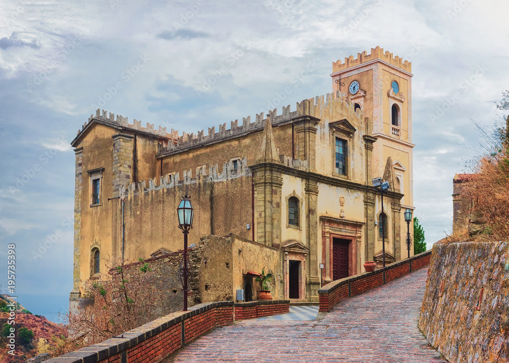 Church of San Michele in Savoca Sicilian village