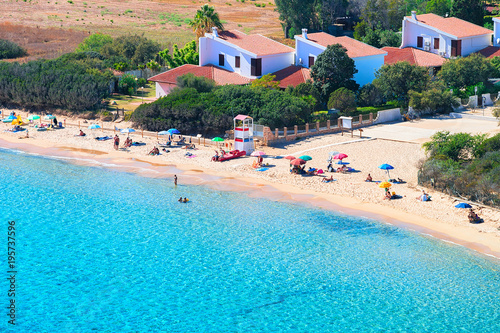 Chia beach at Mediterranian Sea