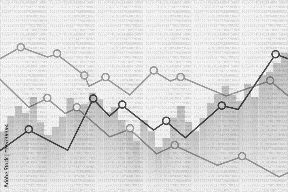 Abstract Financial graph background. Vector illustration. Abstract Financial graph background. Vector illustration.