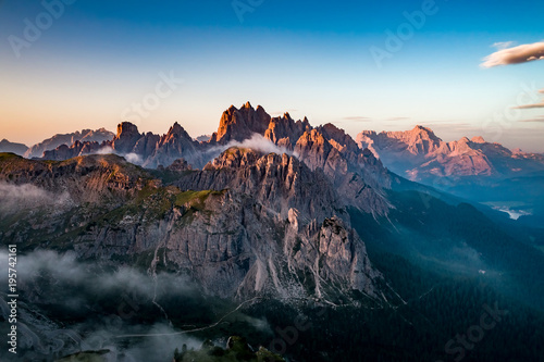 National Nature Park Tre Cime In the Dolomites Alps. Beautiful nature of Italy. © Andrei Armiagov