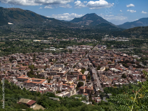 Cassino, la città Martire e la Valle del Liri - panorama