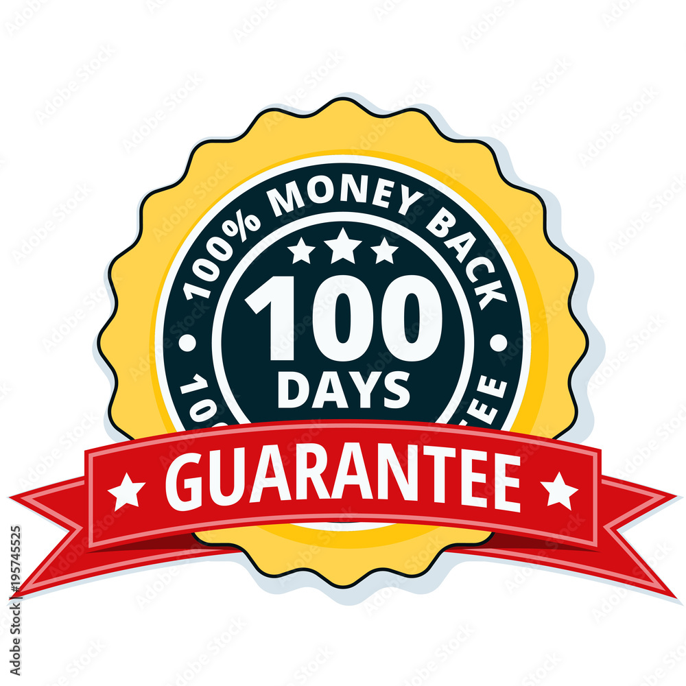 100 Days Money Back illustration 100 Days Money Back illustration