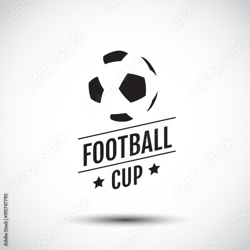 logo Design, symbolic, Flat Design, Graphic Illustration, Football, Soccer, Vector Illustration.