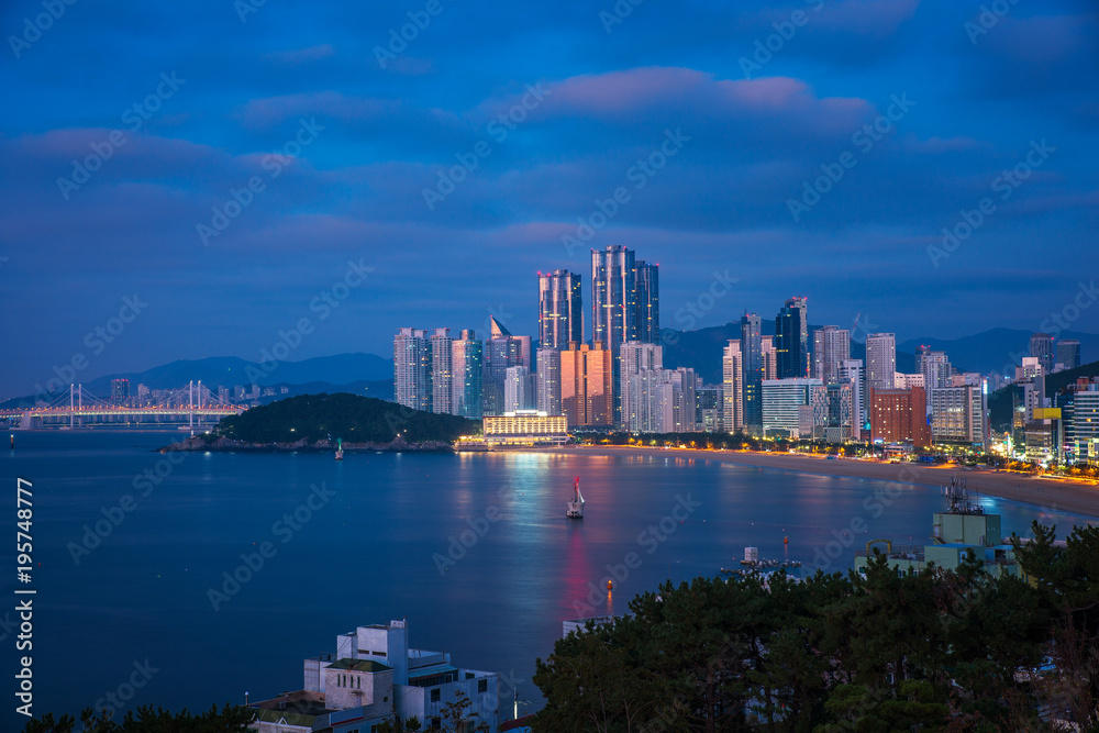 Obraz premium Busan haeundae beach