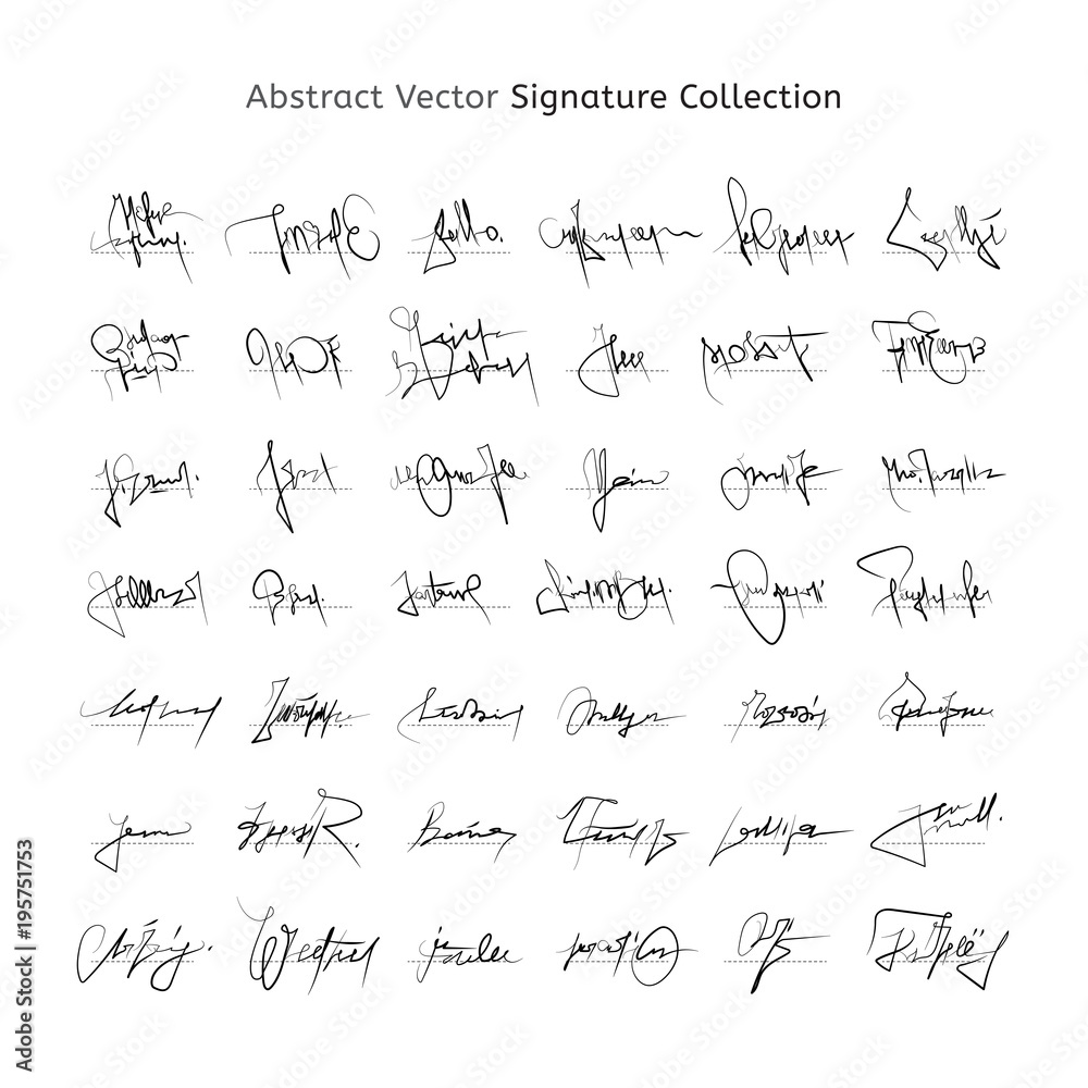 signature collection