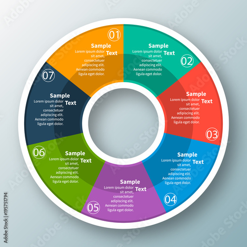 Abstract 3D Paper Infographics