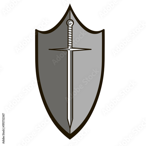 shield sword defense image