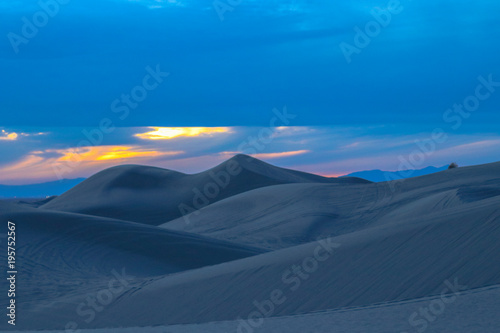 Sand Dunes Sunset