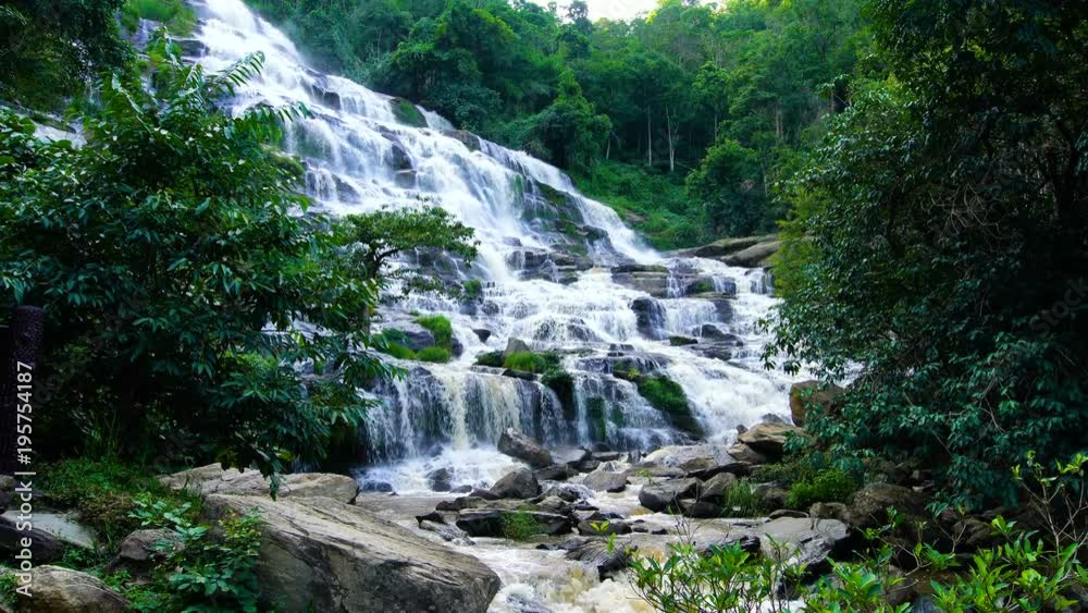 Maeya Waterfall in Thailand is a large waterfall located deep in forest of Chiang Mai, north of Thailand. The beautiful cascade of this waterfall gives a fresh nature landcape for all jungle tourists.