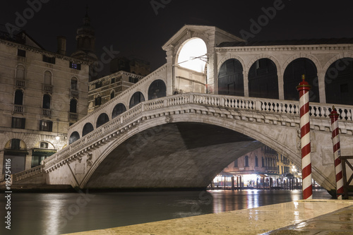 Rialto bridge in the night, Venice