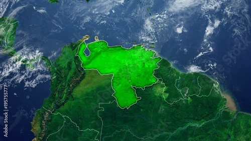 VENEZUELA MAP photo