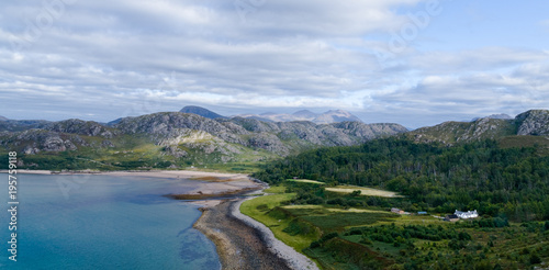 Panorama in the highlands of Scotland © Åke
