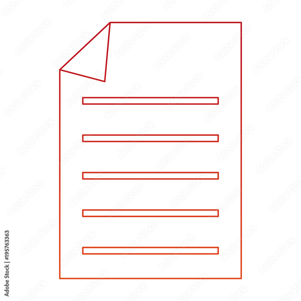 Sheet with bent corner vector illustration graphic design Sheet with bent corner vector illustration graphic design