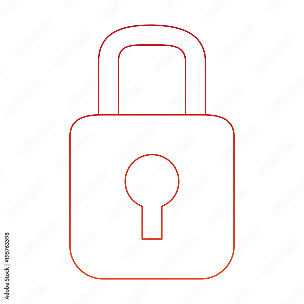 Padlock security device vector illustration graphic design Padlock security device vector illustration graphic design