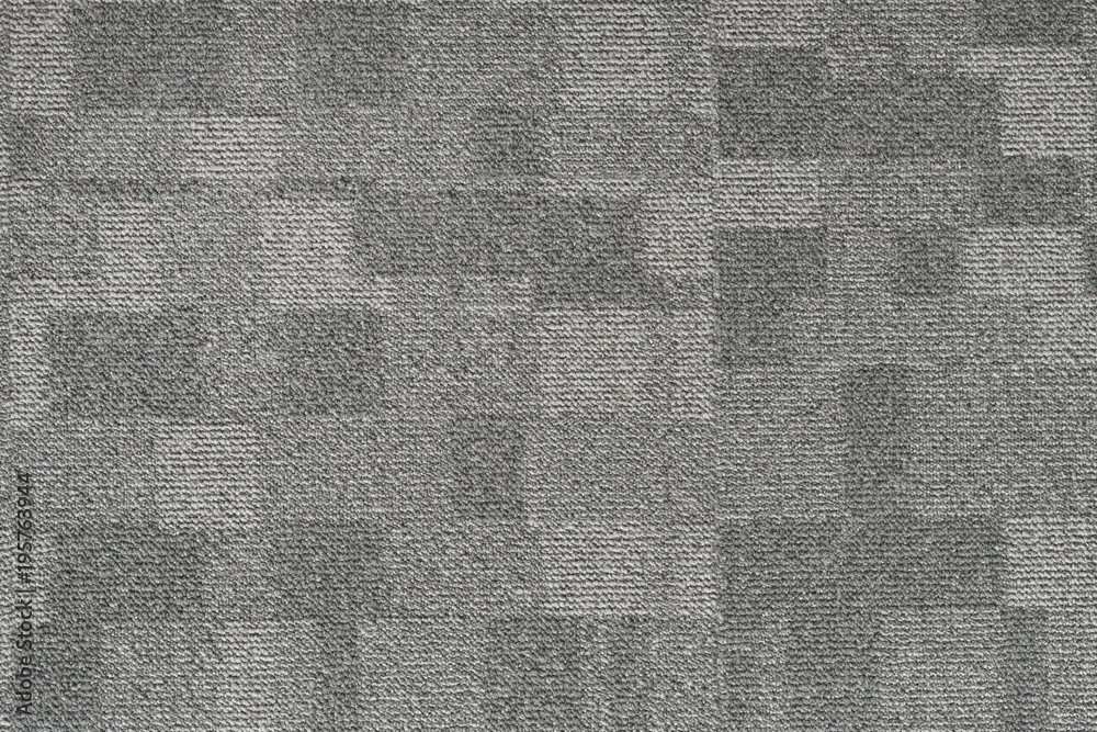 Acrylic prints Texture carpet covering, gray with a pattern of squares -  Nikkel-Art.co.uk