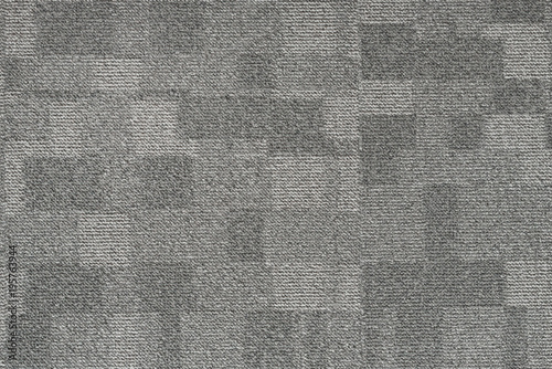 Texture carpet covering, gray with a pattern of squares photo