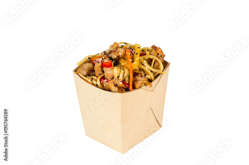 udon with seafood, with beef, with chicken, with vegetables