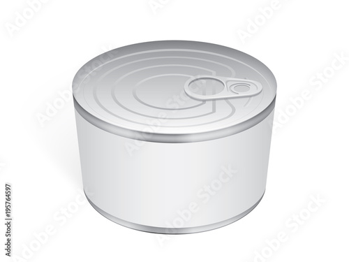 Tin can mock-up  template